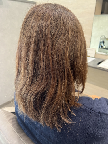 61歳のお客様が驚くほど若返った。メテオストレートで叶える大人女性のための本格髪質改善